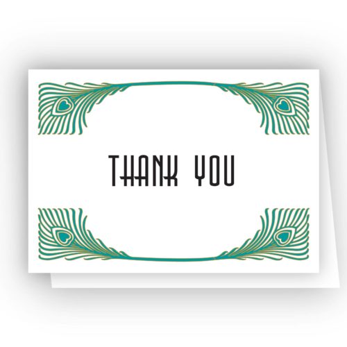 Vintage Carraway Thank You Cards