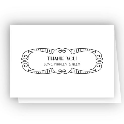 Vintage Marley Thank You Cards