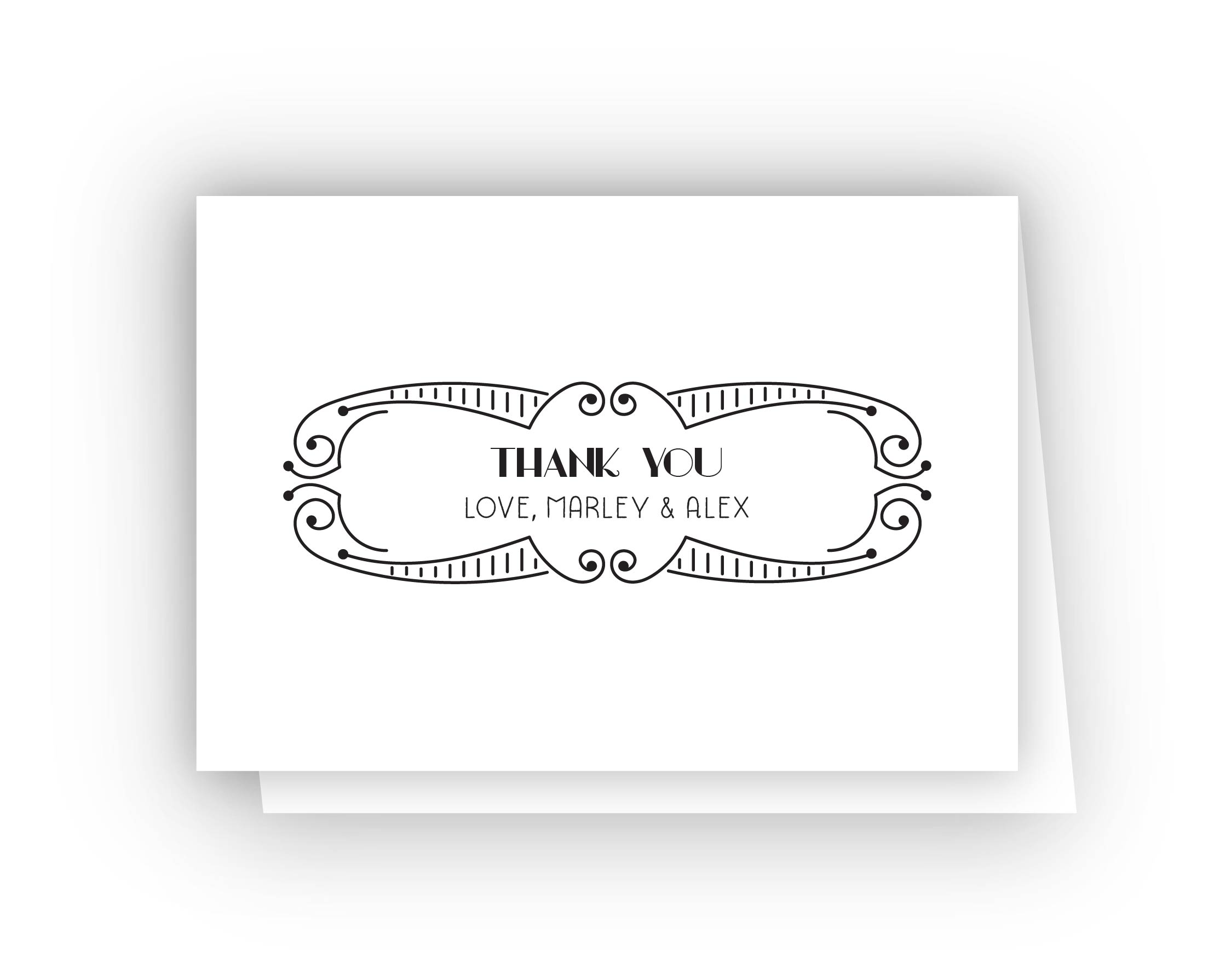 Vintage Marley Thank You Cards