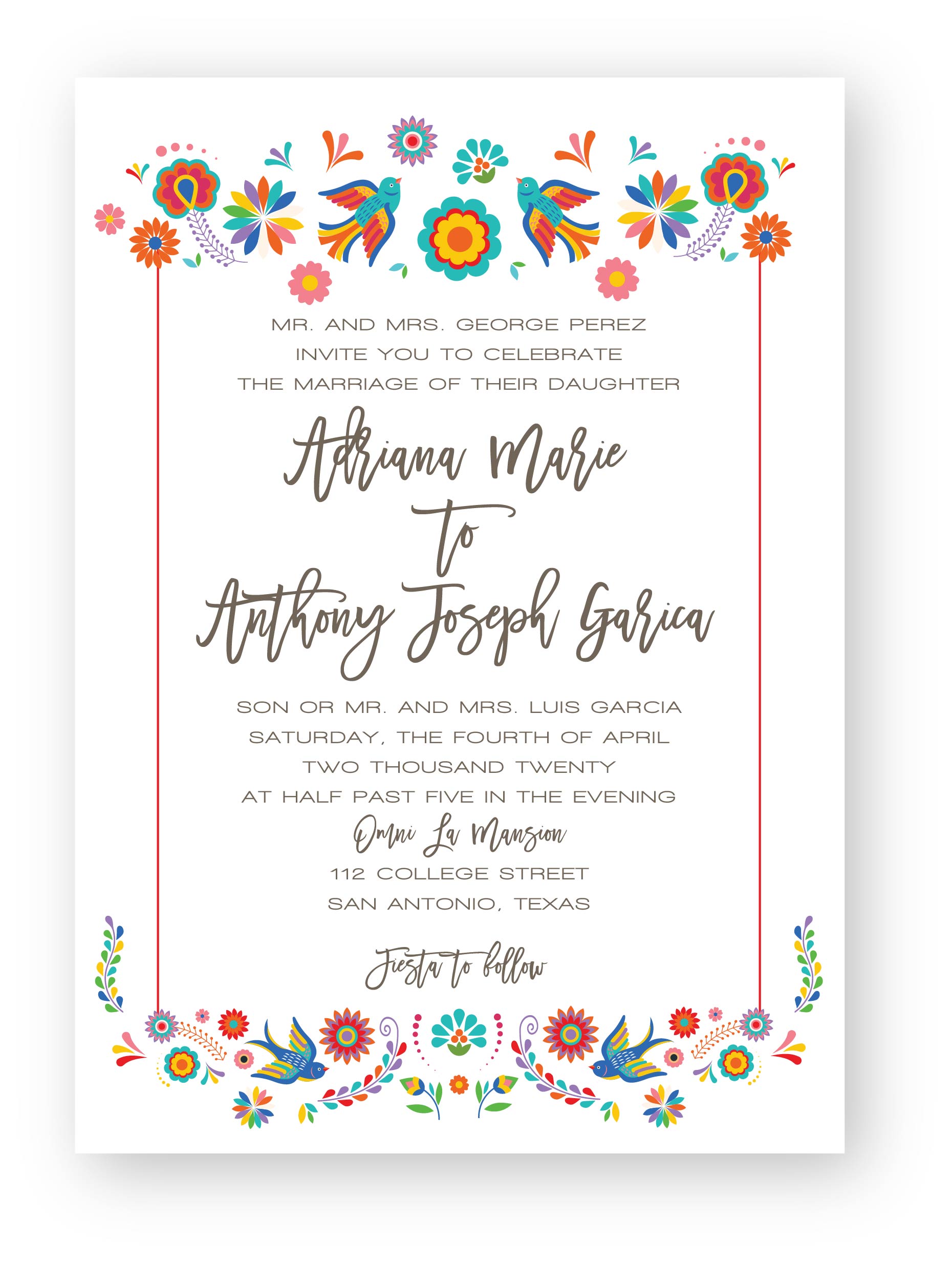 Maria Wedding Invitation