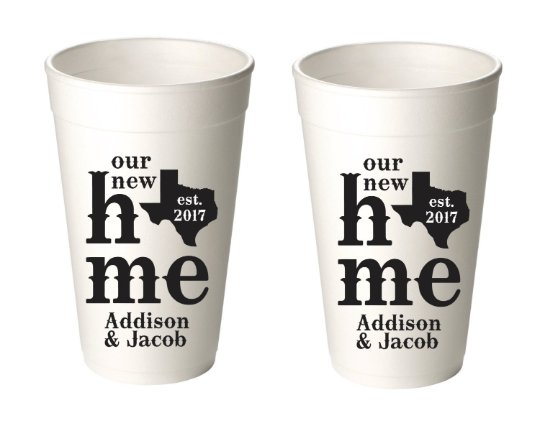 Cups - Personalzied Custom Styrofoam Cups